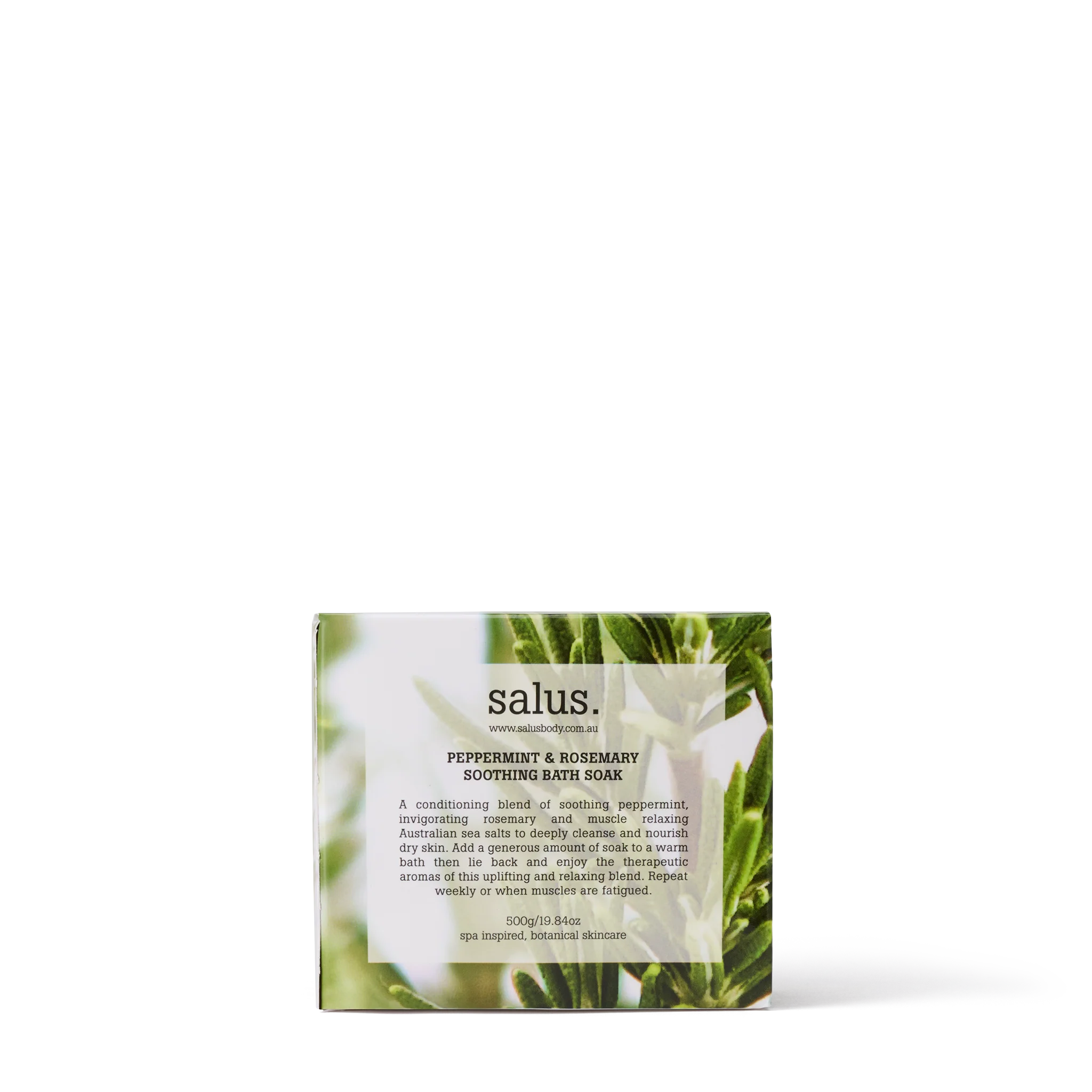 Soothing Bath Soak Peppermint and Rosemary 500g - Salus