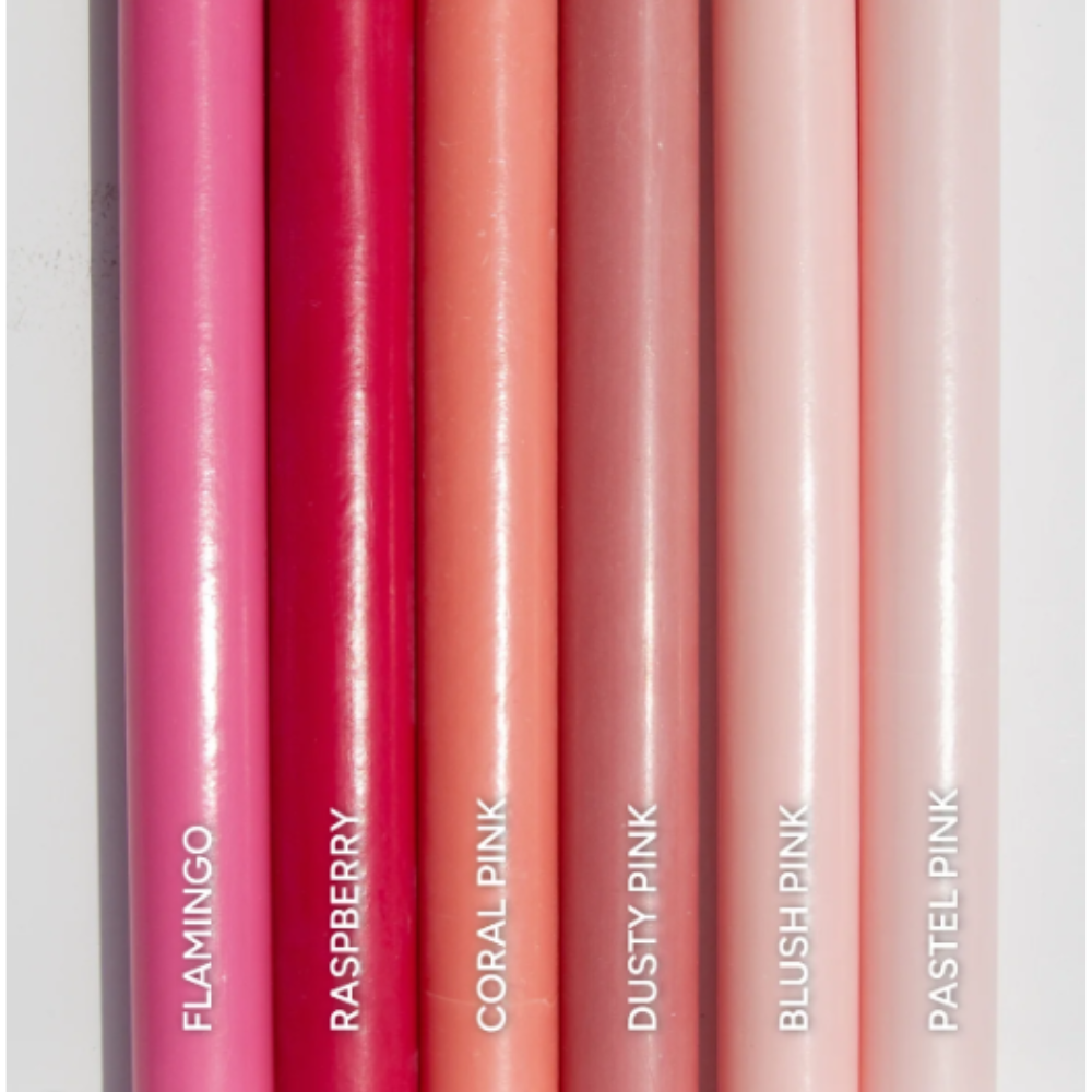 Dinner Candles - 30cm tall, natural colour, 38 colours to choose from