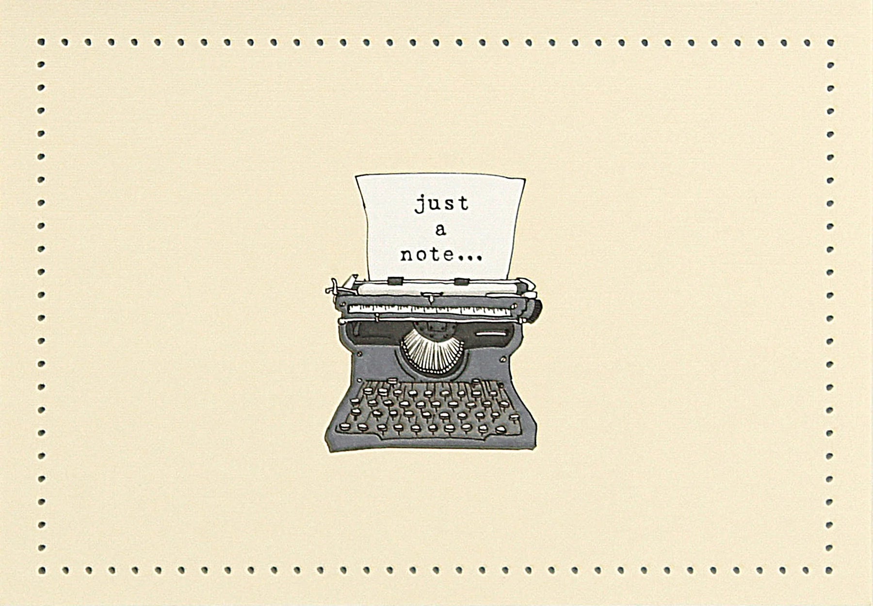 Note Card Set - Typewriter