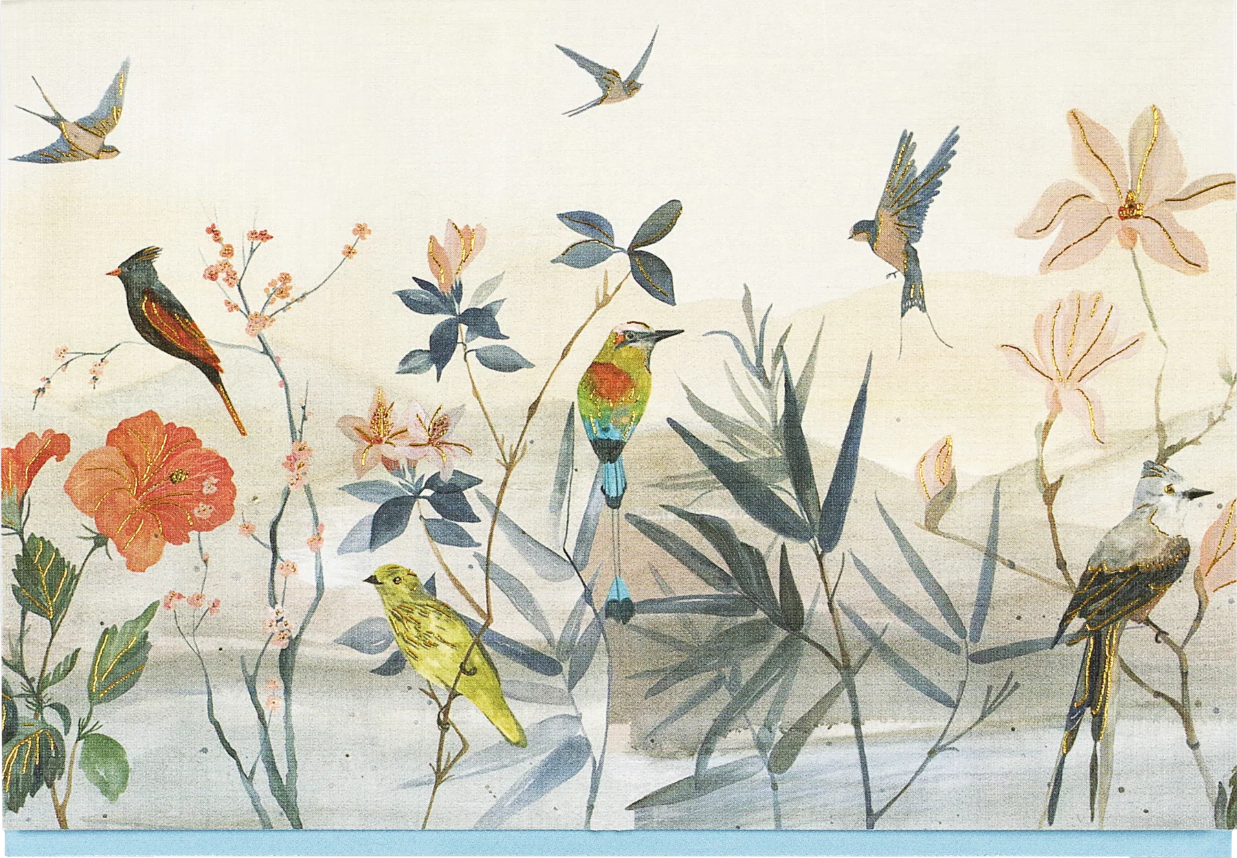 Note Card Set - Bird Garden