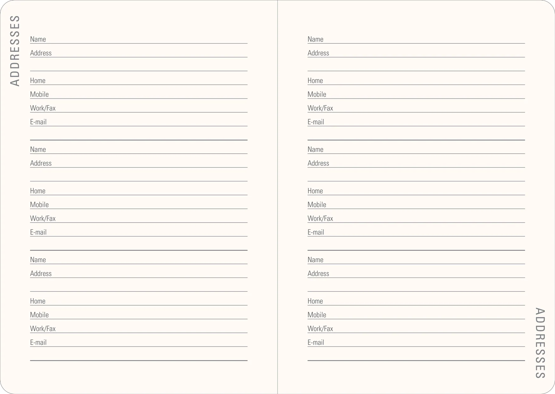 Weekly Planner - 2027 Watercolour Treescape