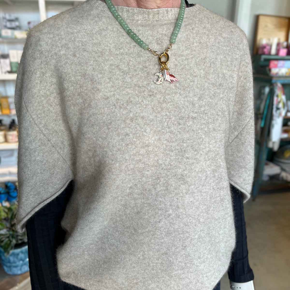 Possum Merino Split Sleeve Poncho