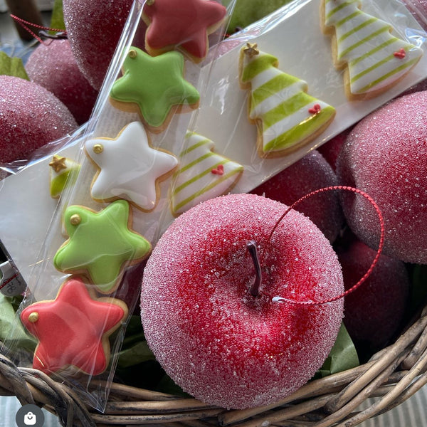 Hanging Decoration - Sparkly Red Apple