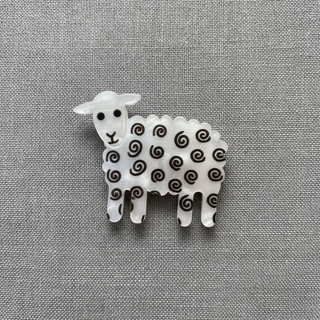 Brooch - Sheep - AVAILABLE FOR PRE-ORDER
