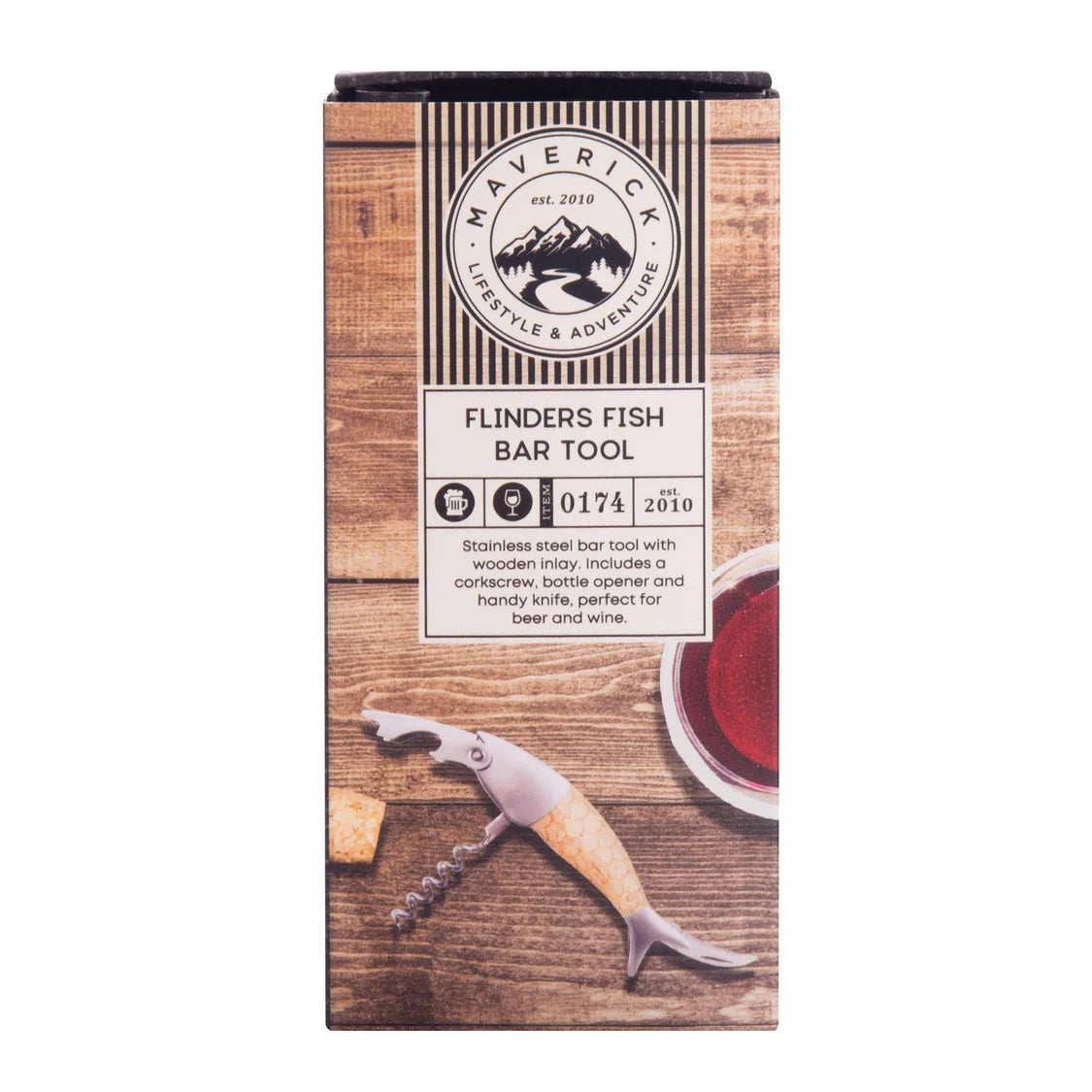 Fish Corkscrew Bartool