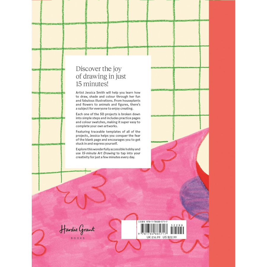 Book - 15 Minute Art: Drawing by Jessica Smith