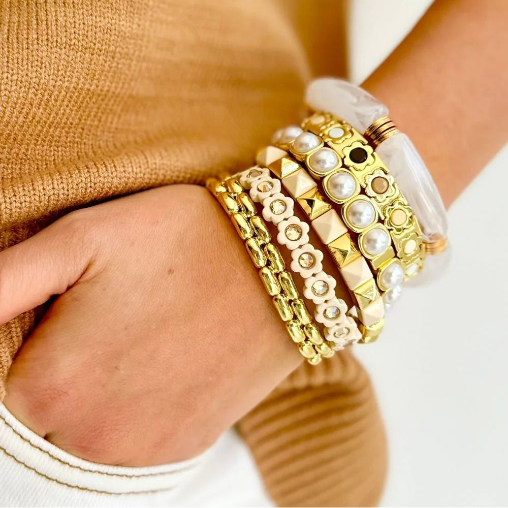 Bracelet - Daisy Chain Neutrals