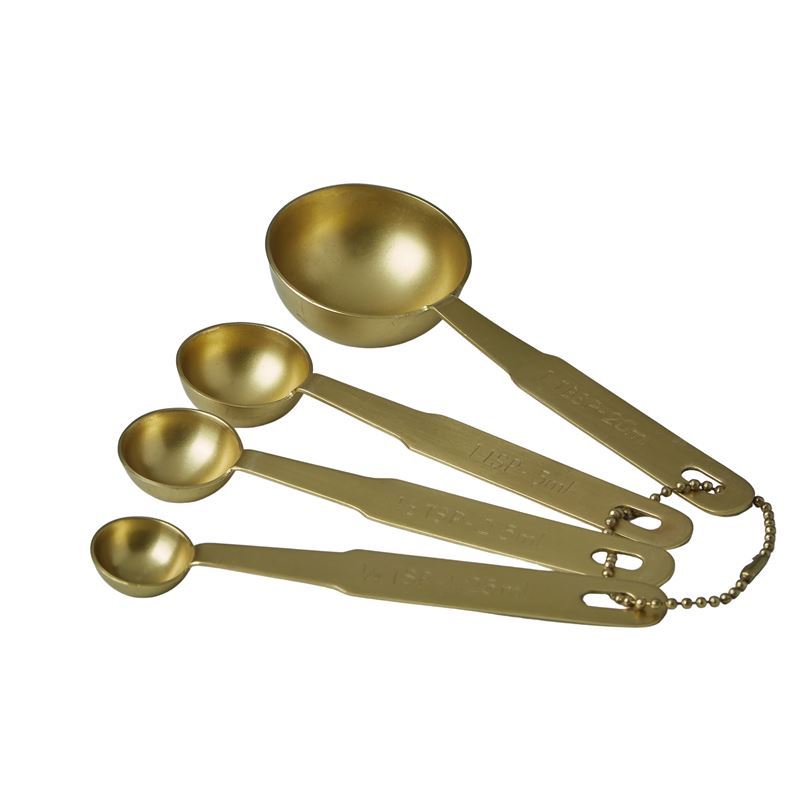 Measuring Spoons 4pcs Set Brass