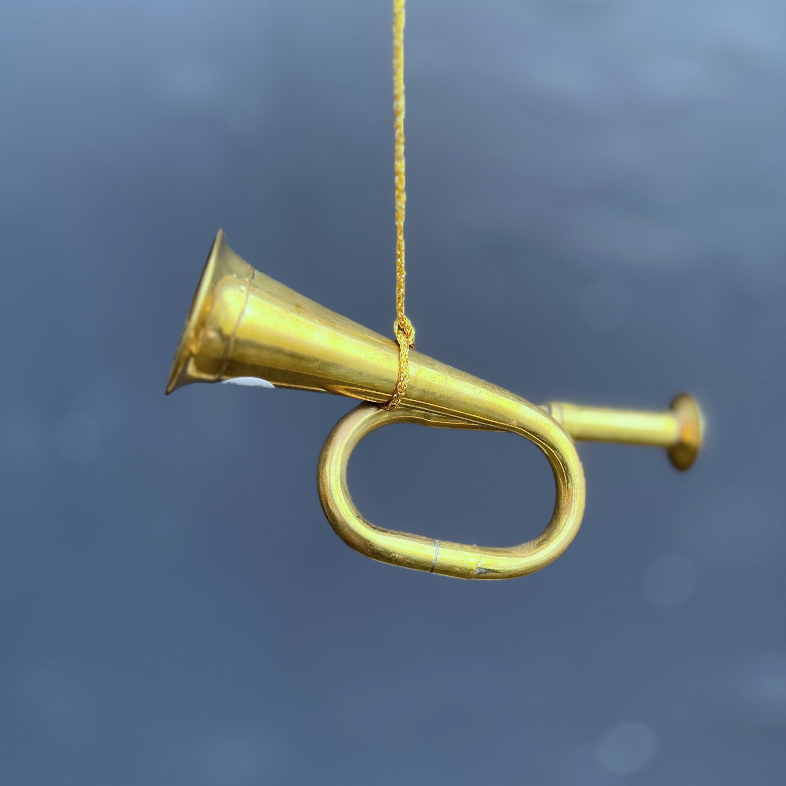 Brass Bugle Ornament