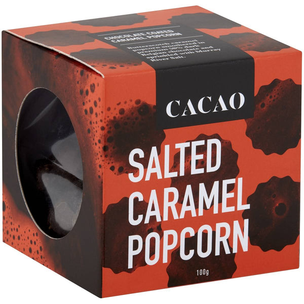 Salted Caramel Popcorn in Belgian Chocolate