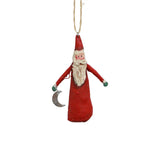 Hanging Decoration - Santa with Moon - Canvas