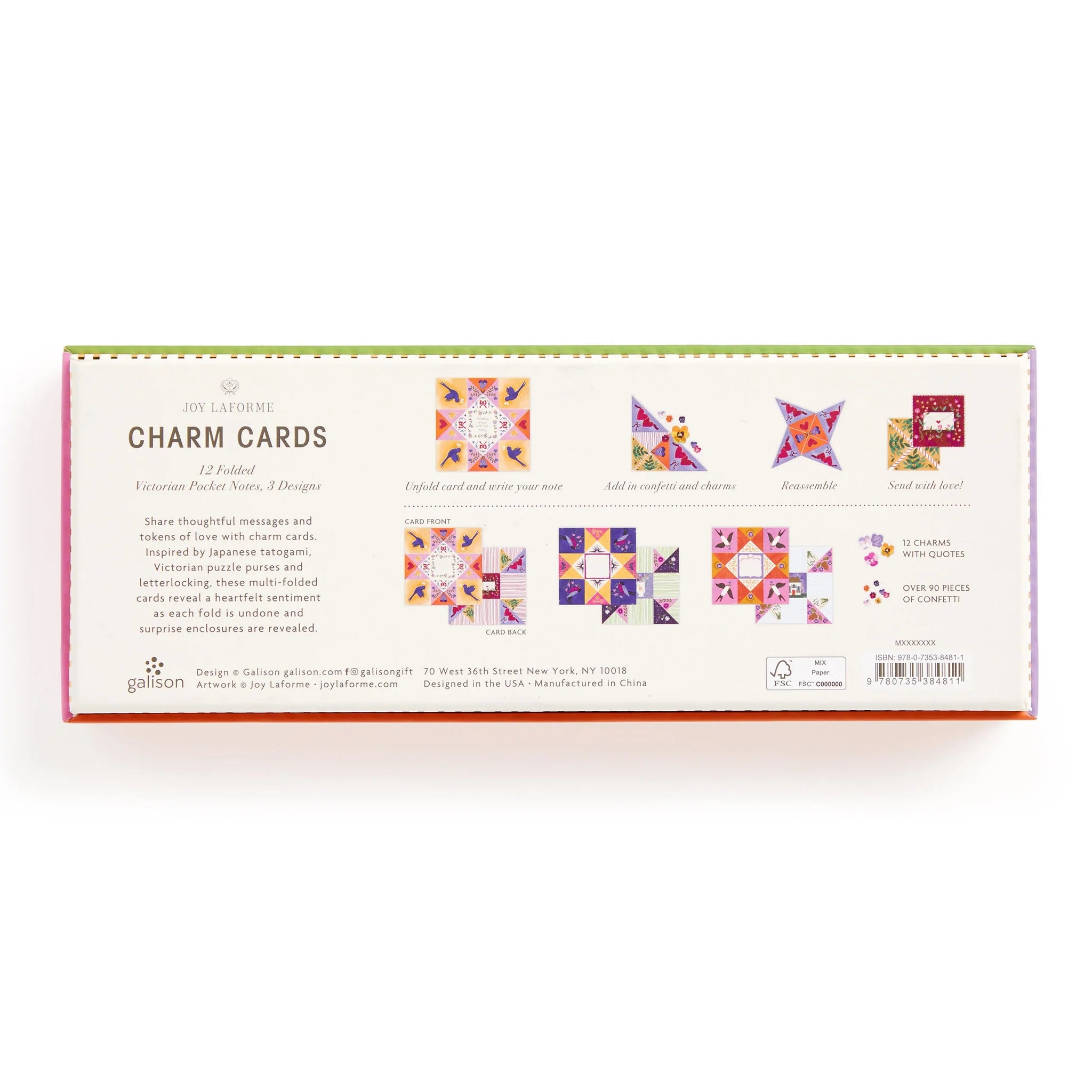 Charm Cards Pocket Notes - Set of 12