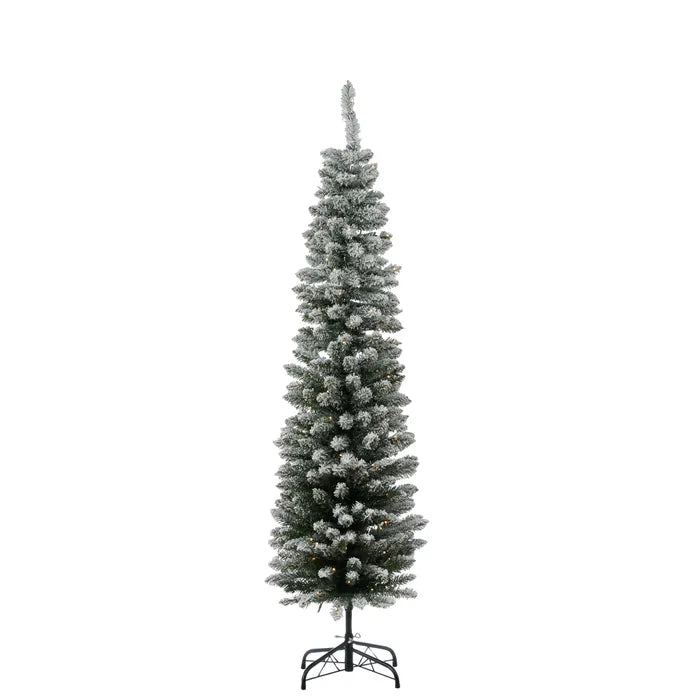 Christmas Tree  Snowy and LED Tips 46x165cm