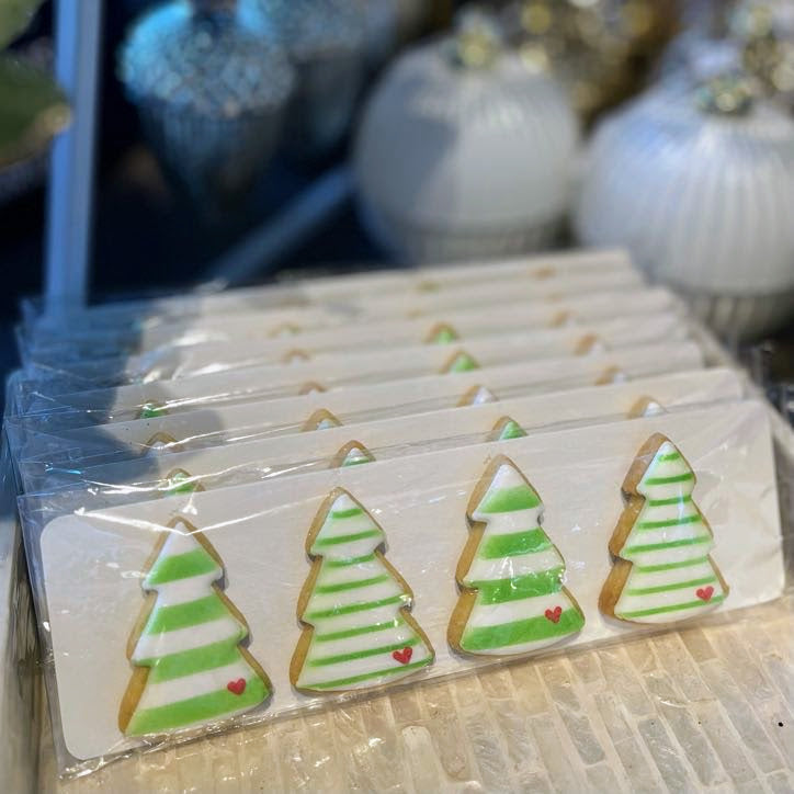 Christmas Biscuits Xmas Tree Pack of 4