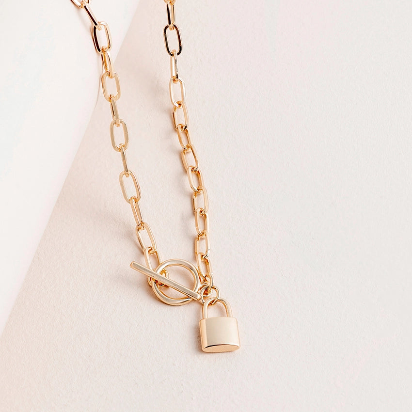 Necklace - Classic Padlock FOB