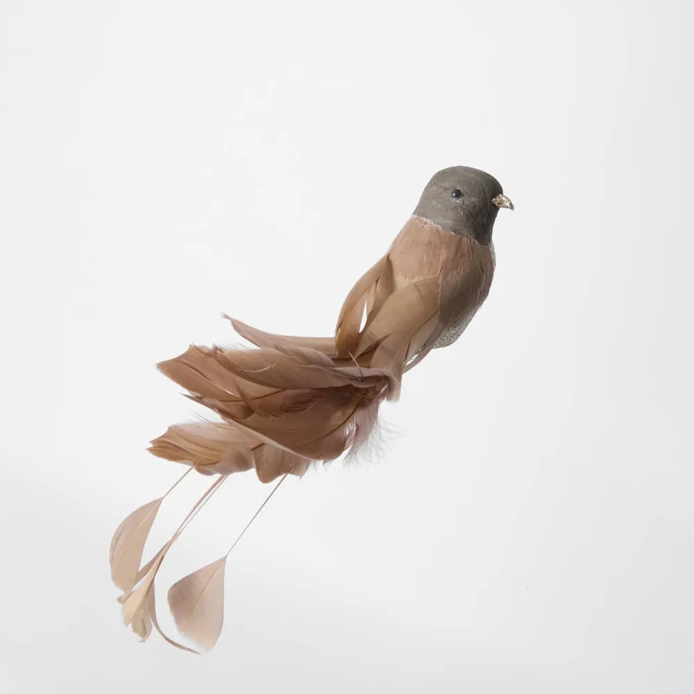 Bird Decoration Dusty Pink Gold Body