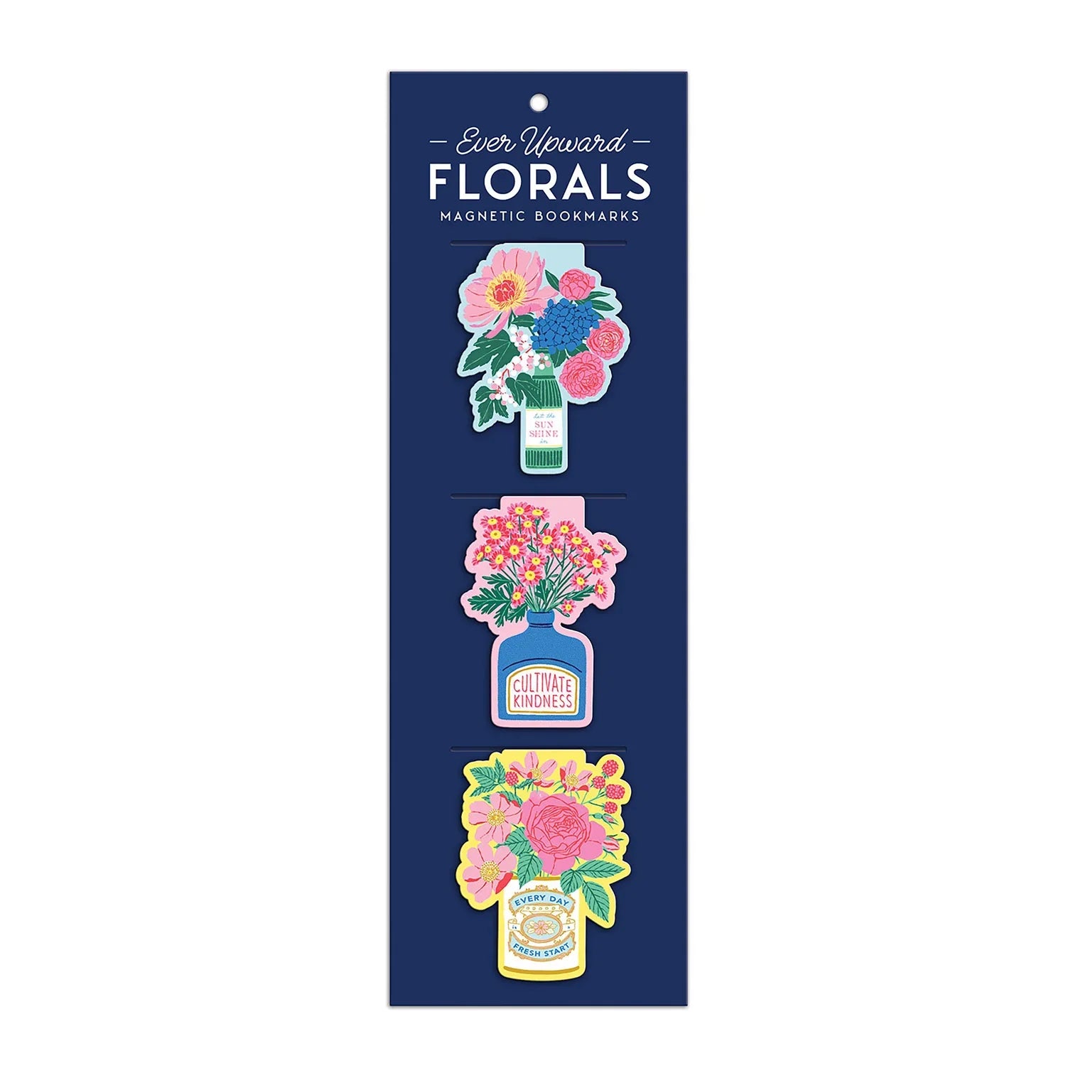 Magnetic Bookmarks - Ever Upward Florals Set of 3