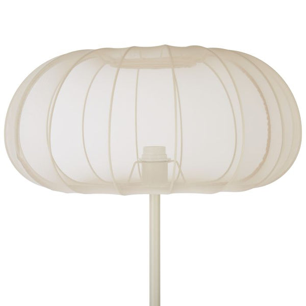 Floor Lamp - Mesh Shade Beige