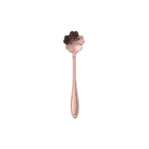 Flower Spoons - Stainless Steel - Silver, Gold & Rose Gold