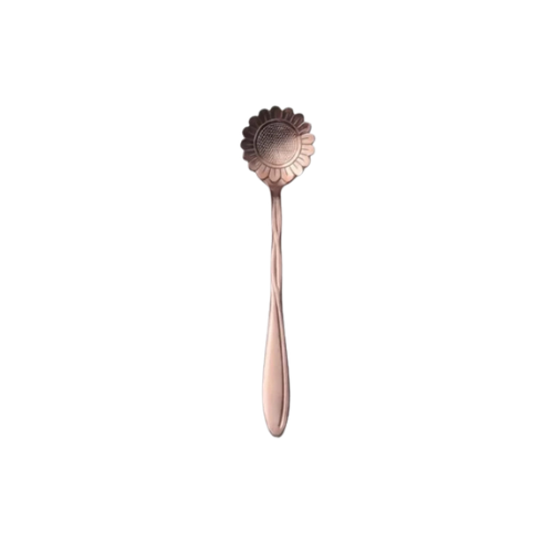 Flower Spoons - Stainless Steel - Silver, Gold & Rose Gold