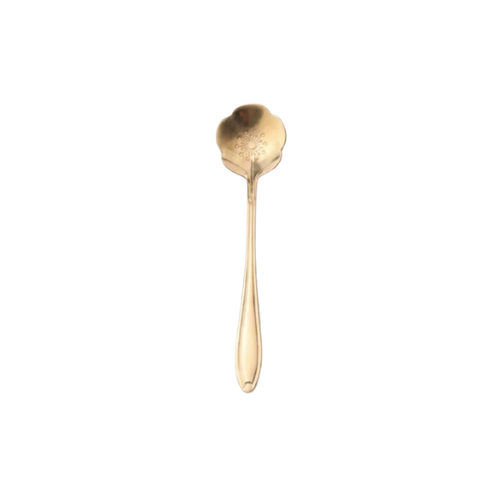 Flower Spoons - Stainless Steel - Silver, Gold & Rose Gold