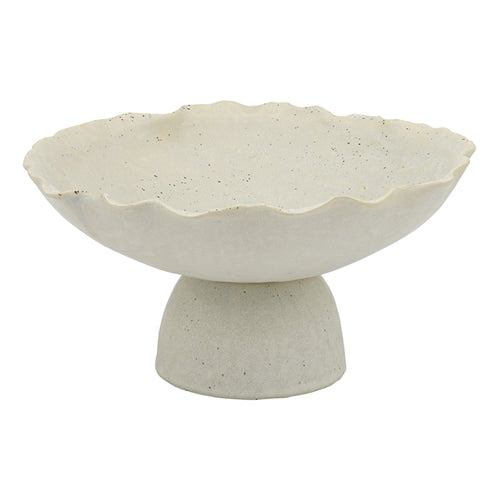 Footed Bowl Speckled Stoneware