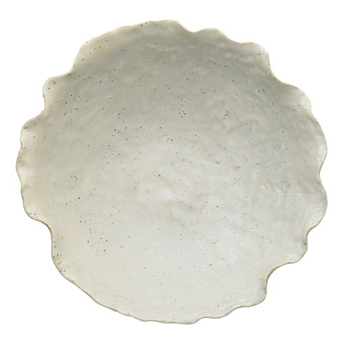 Footed Bowl Speckled Stoneware