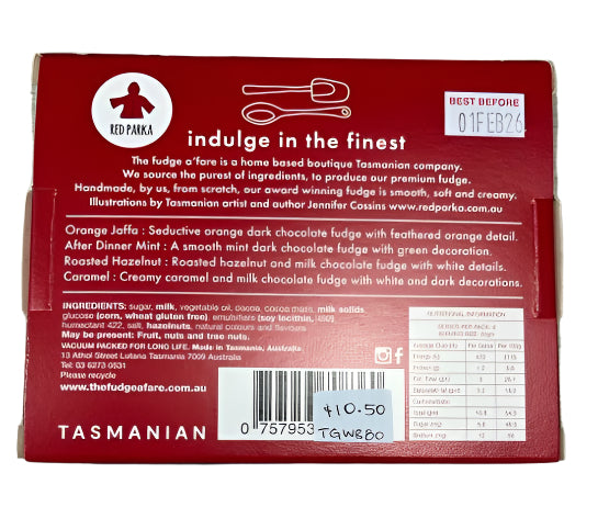 Fudge Chocolate Handmade Assortment - Tassie Box
