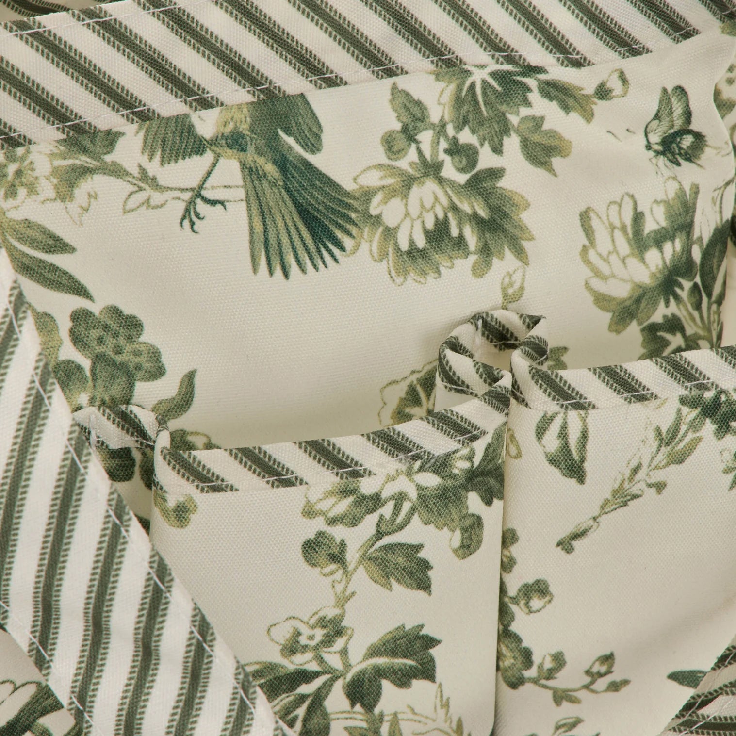 Garden Tool Bag Green Floral