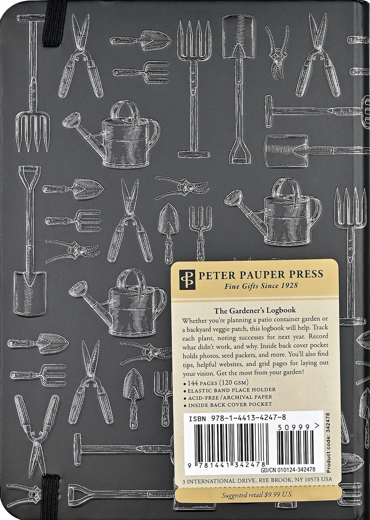 Journal - Gardener's Logbook Black