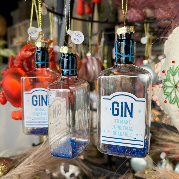 Hanging Decoration Gin Bottle