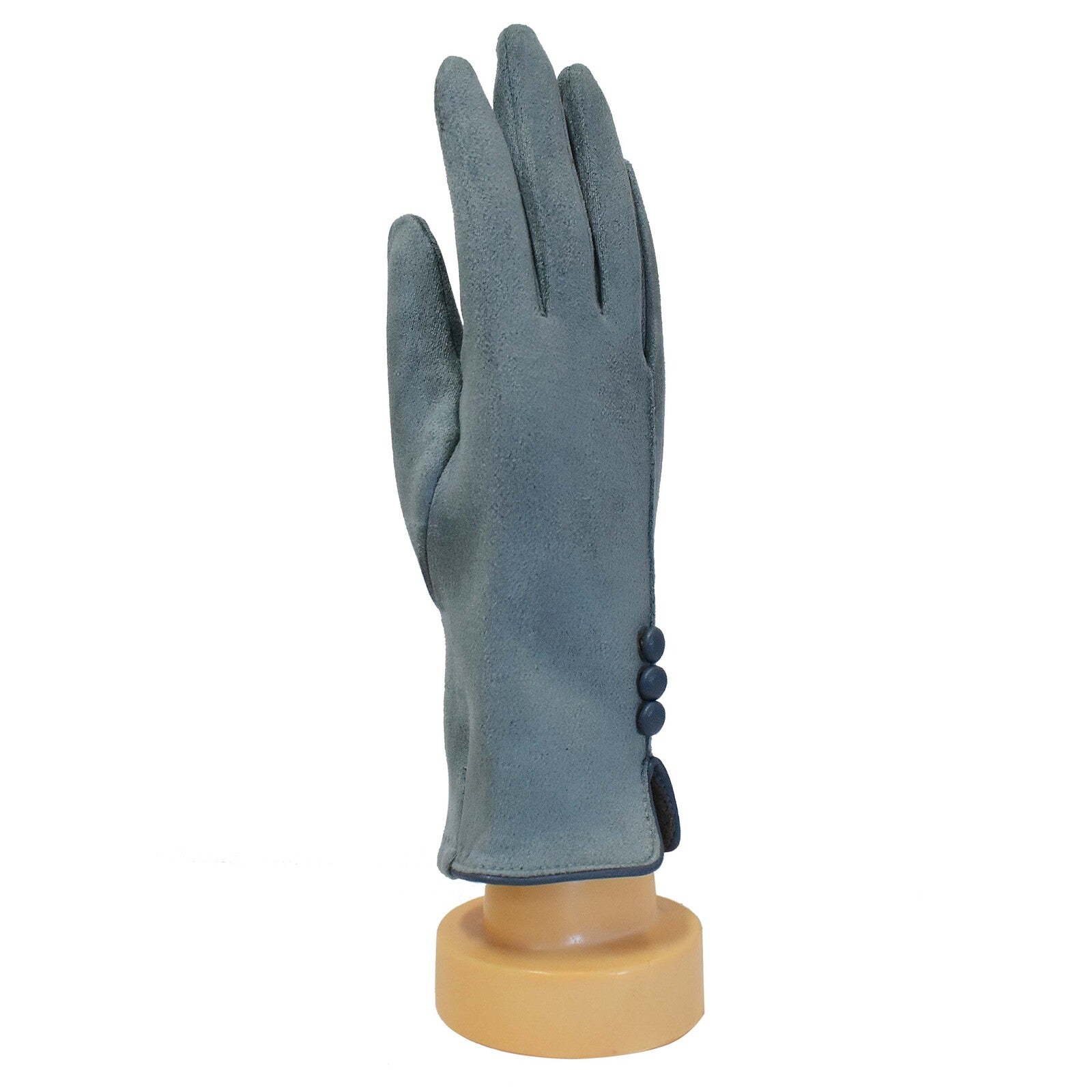 Gloves - 3 Button Duck Egg Blue