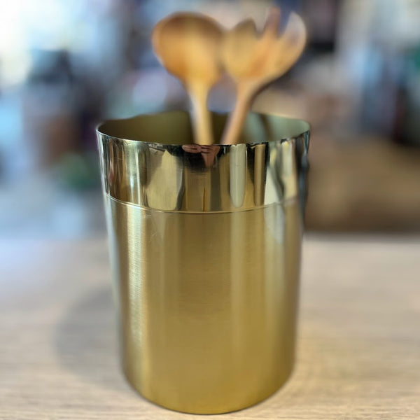 Utensil Holder Gold