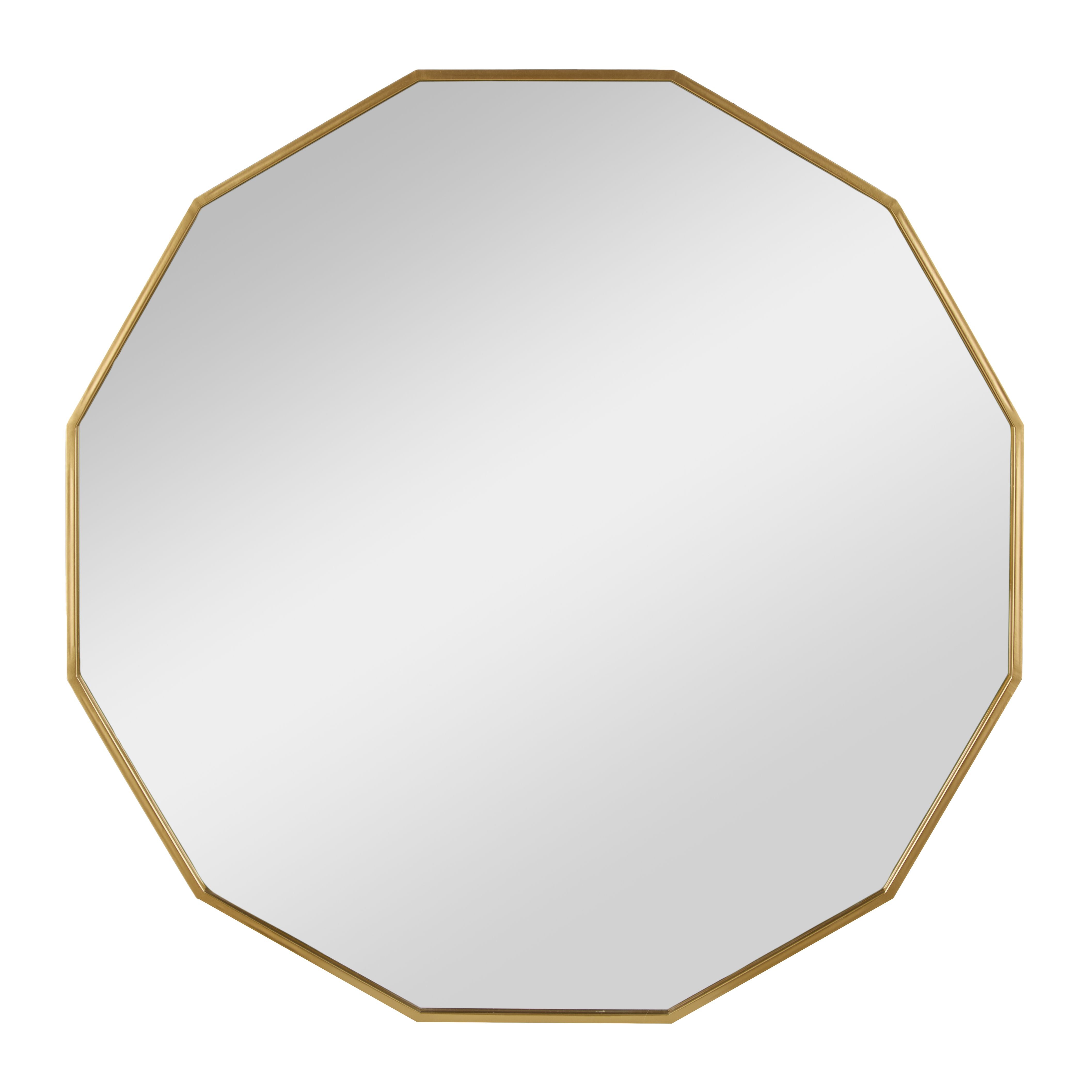 Mirror Gold Dodecahedron