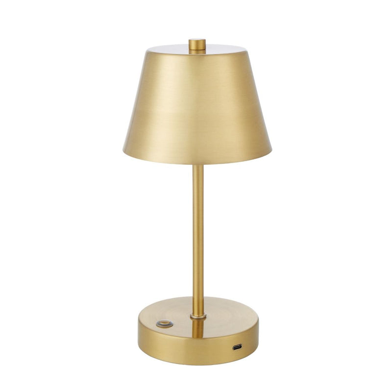 Lamp Table Gold Base & Shade