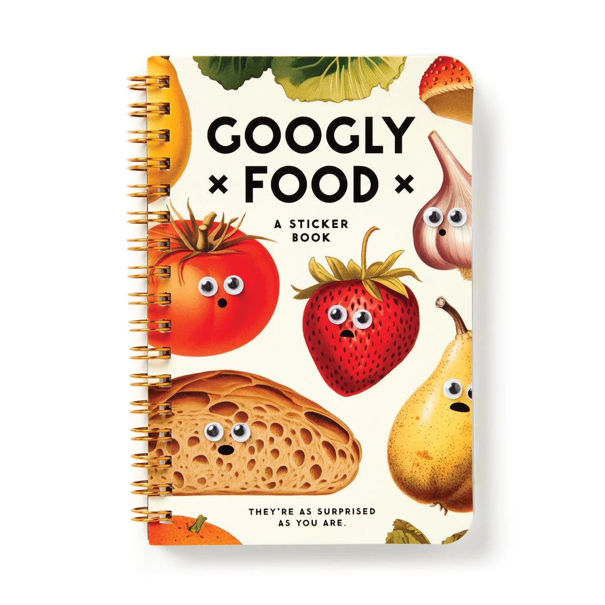 Sticker Book 'Googly Food'