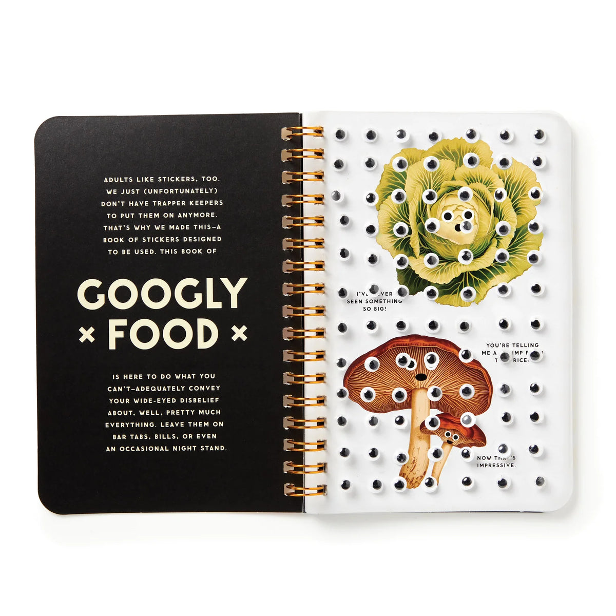 Sticker Book 'Googly Food'