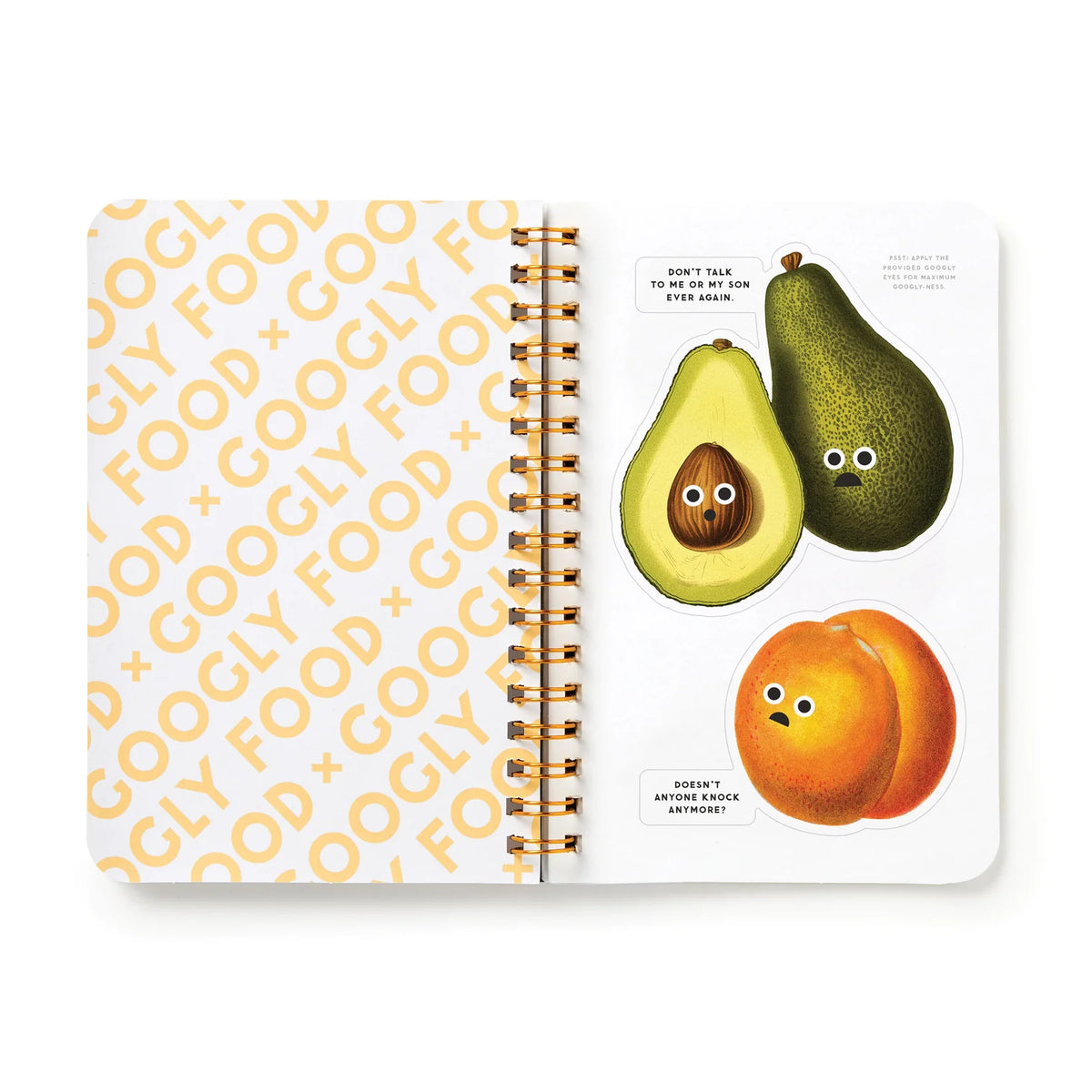 Sticker Book 'Googly Food'