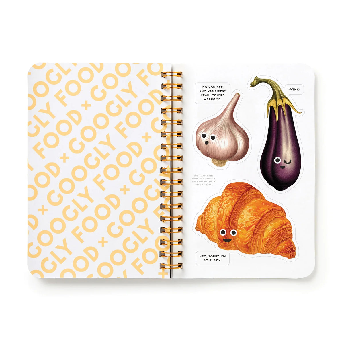 Sticker Book 'Googly Food'