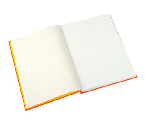 Journal - Grids and Guides Orange