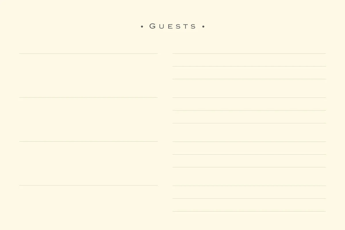 Guest Book - Midnight