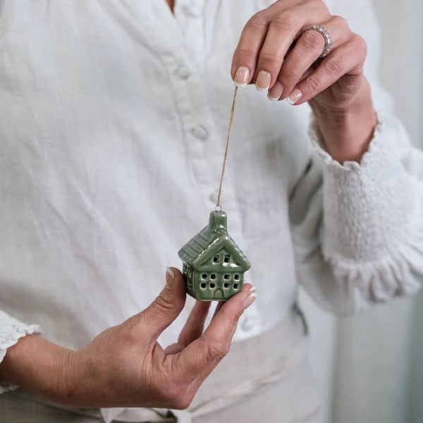 Ceramic Hanging House Decorations - 3 Colours