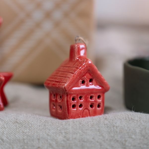 Ceramic Hanging House Decorations - 3 Colours