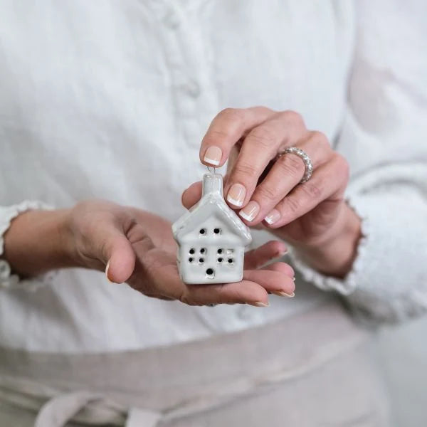 Ceramic Hanging House Decorations - 3 Colours