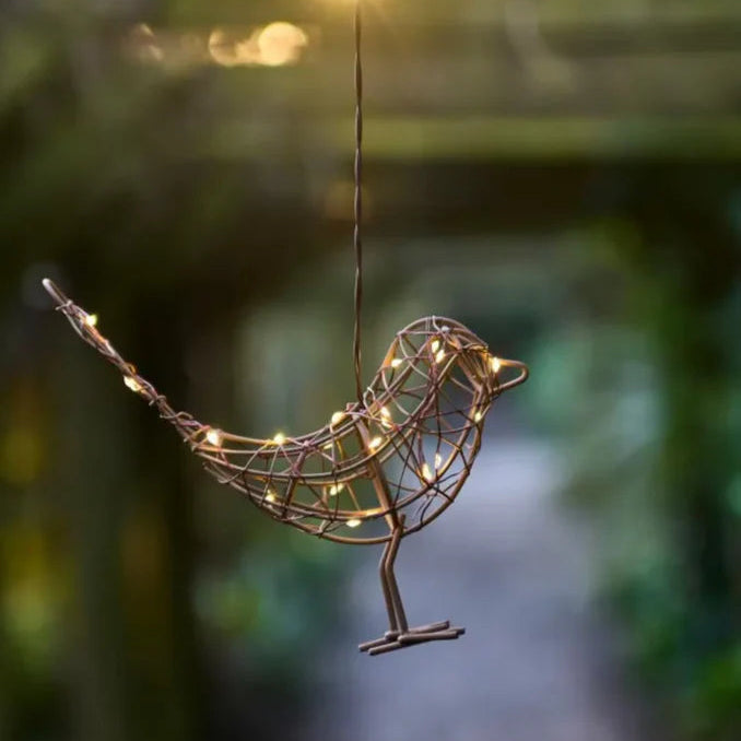 Hanging Robin Bird Light Ornament - Outdoor/Indoor - Preorder