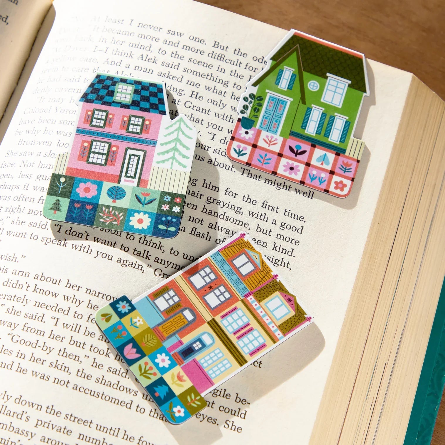 Magnetic Bookmarks - Home Sweet Home Set of 3