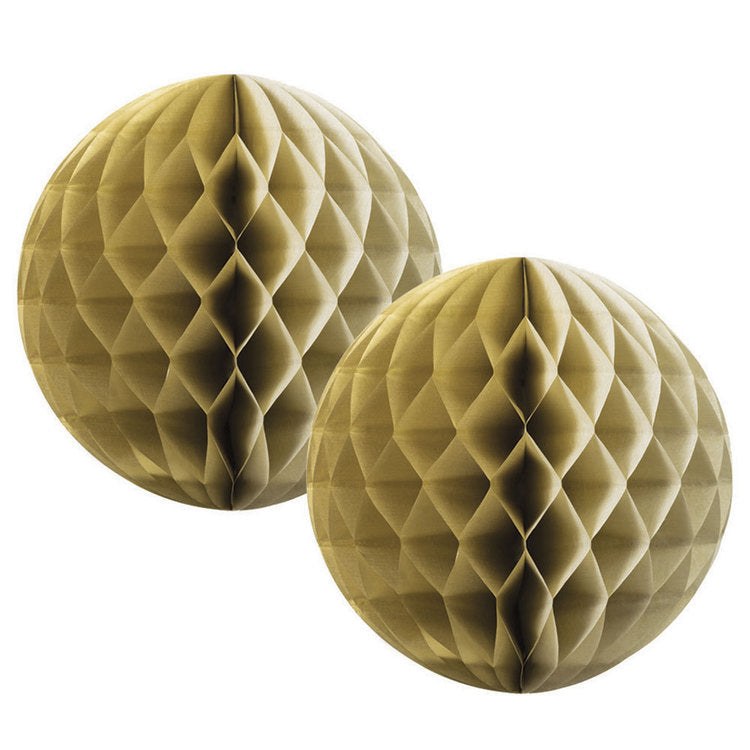 Christmas Honeycomb Balls 15cm - 2 pack