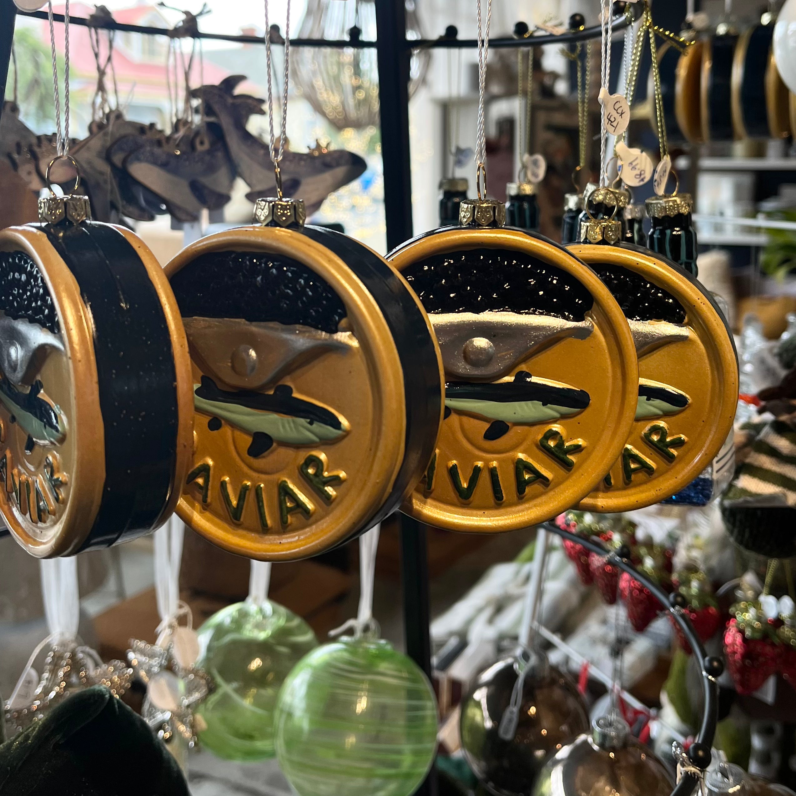 Caviar Can Hanging Decoration