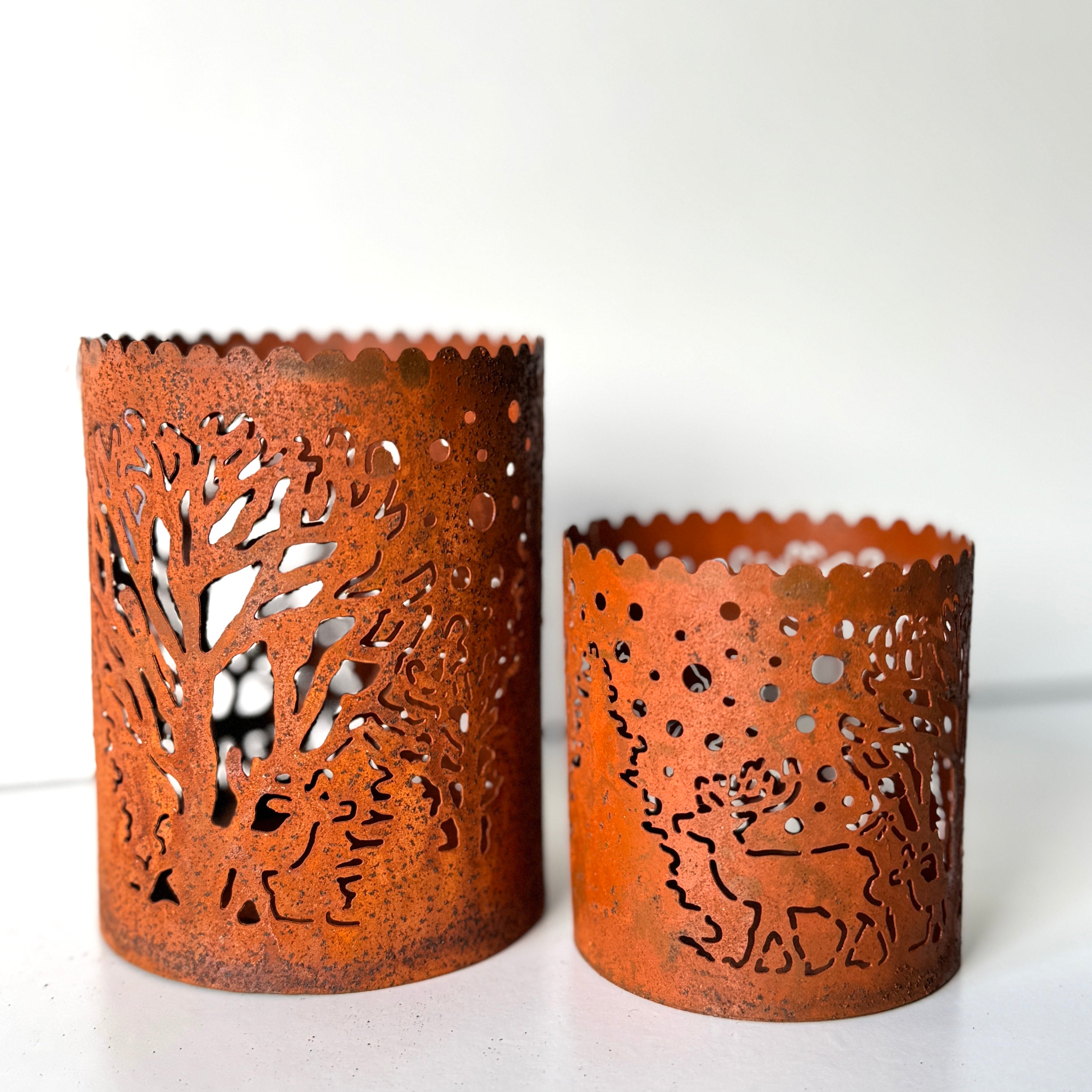 Votive Rusty Set of 2