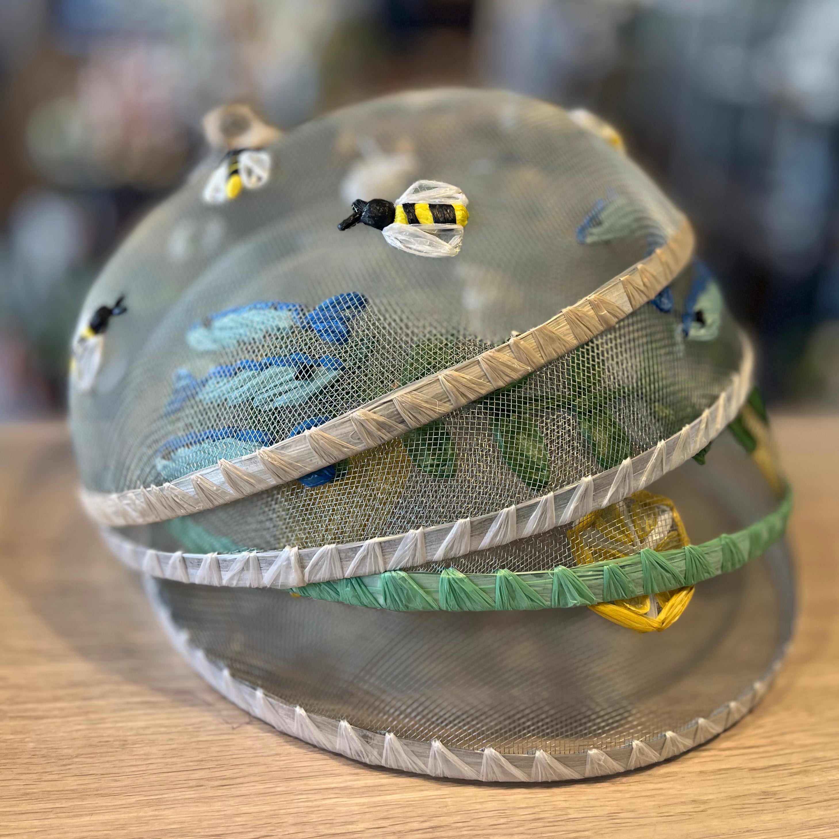 Food Covers Embroidered Metal